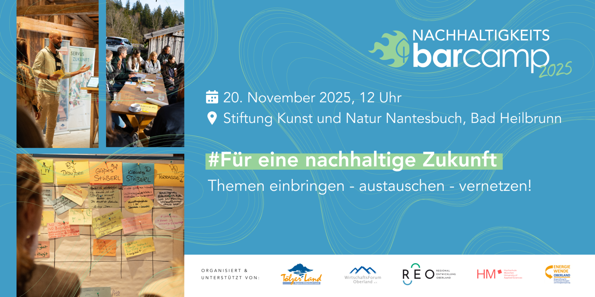 Sustainability Barcamp 2025 poster Decorative picture