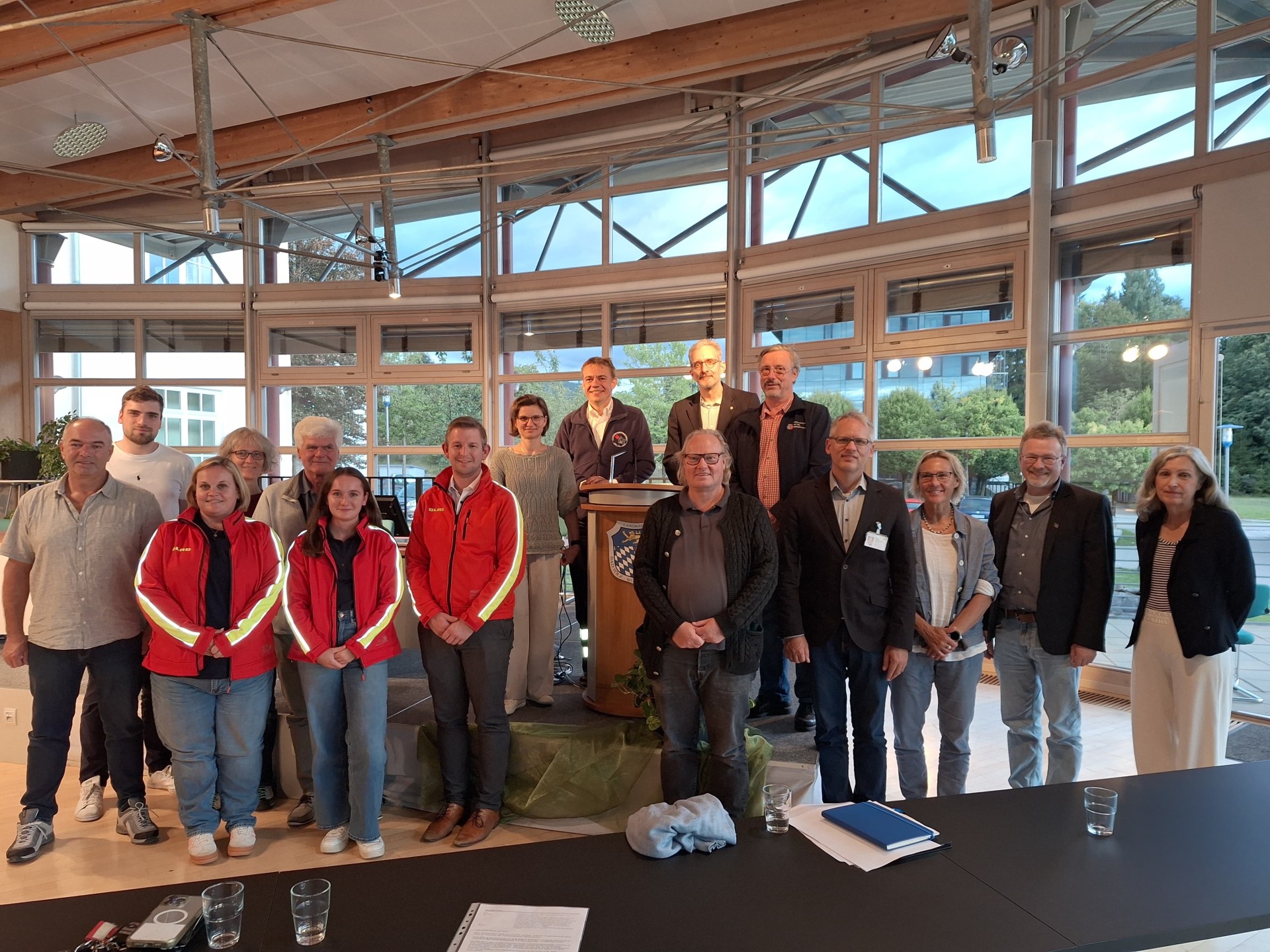 The picture shows the members of the newly founded Psychosocial Emergency Care Working Group