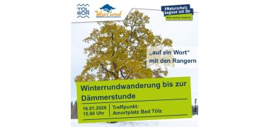 Poster for the winter circular hike on January 16, 2026 Poster for the winter circular hike on January 16, 2026