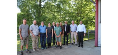 District Administrator Schmid with the members of the new Nature Conservation Advisory Board District Administrator Schmid with the members of the new Nature Conservation Advisory Board