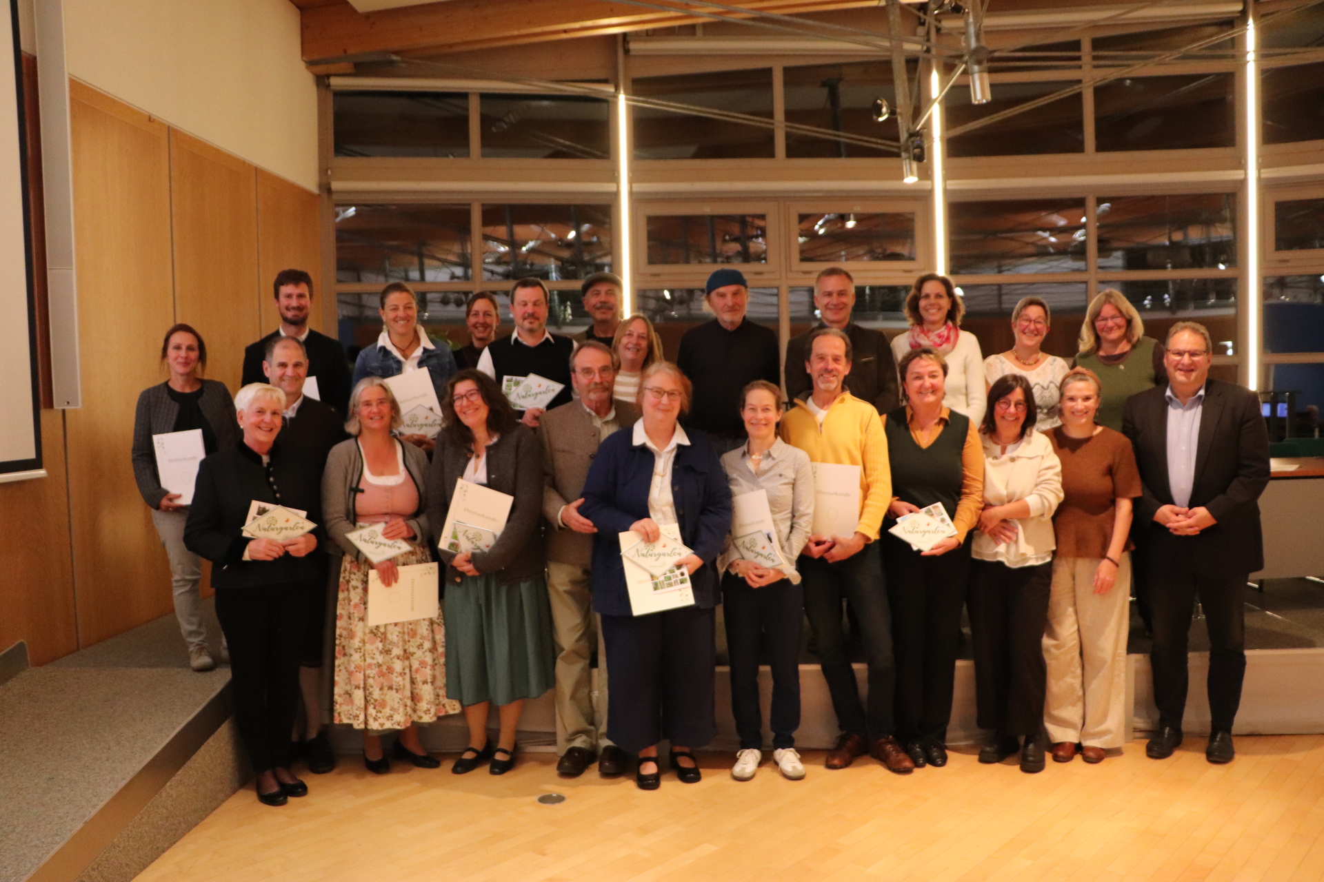 This year's certified gardeners