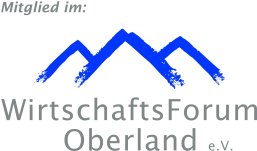 Logo Wirtschaftsforum Oberland e.V. Logo Economic Forum Oberland