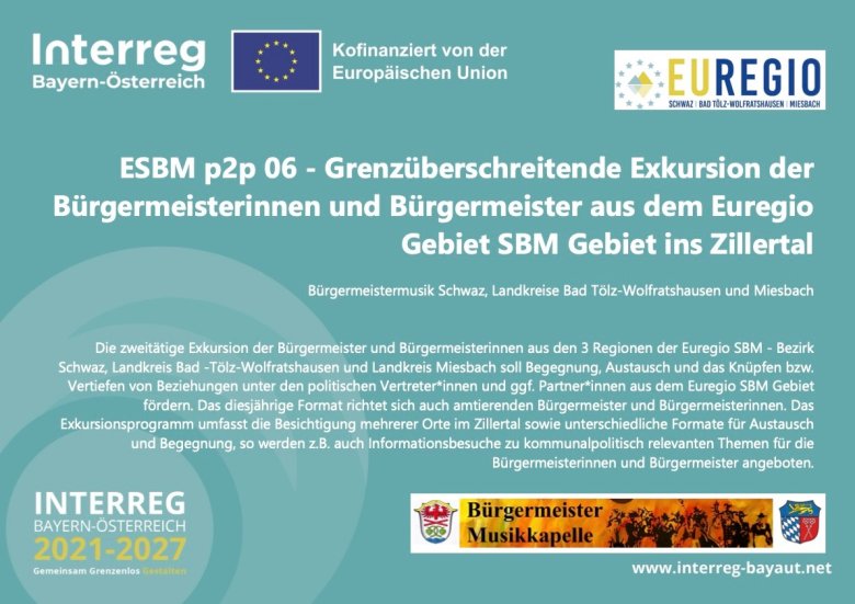 Projektbeschreibung, Logos der Teilnehmer, Plakat A3