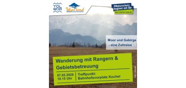 Winterwanderung an der Loisach dekorativ