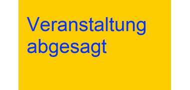 Veranstaltung abgesagt Schmuckbild