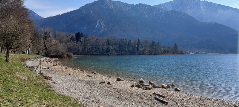 Bild vom Kochelsee in der Nähe der Therme Trimini
