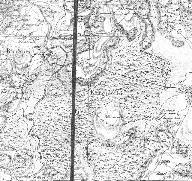 Weidfilz historische Karte