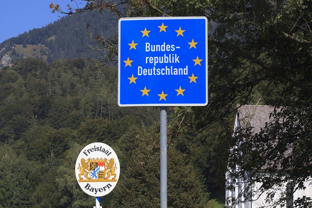 Grenze Bundesrepublik Deutschland - Freistaat Bayern