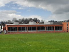 Gymnasium Bad-Tölz Aussenfassade Turnhalle